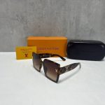 Louis Vuitton Men's Women's Luxury Frame Sunglass AAA Sale UK	Man Woman First Copy Fakes Reps Cheap Price Sunglasses Men Women 1st Copies Eyewear Rep 1:1 LV Brand Logo Fake Replica Plastic Square Frame Duplicate 1 to 1 Unisex Brown