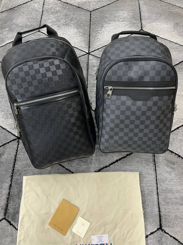 Louis Vuitton Men's Damier Graphite Backpack Reps AAA Sale UK	Men First Copy Rep Shoulder Michael Backpack Man Cheap Price Fake Crossbody Bags Designer Replica Fakes 1st Copies Luxury 1:1 LV Brand Logo Leather Long Belt Duplicate Black Grey