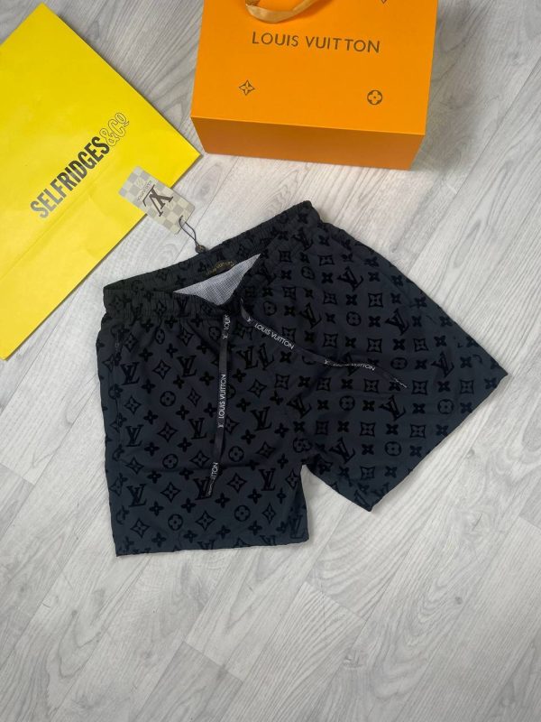 Louis Vuitton Men's Designers Luxury Reps AAA Shorts Sale UK	Man Woman First Copy Cheap Price Rep Swimming Short Men Women Luxury Replica Swim Pants Unisex Cargo Bottom Joggers 1st Copies 1:1 Jogger Pant Fake Brand Logo Fakes Black