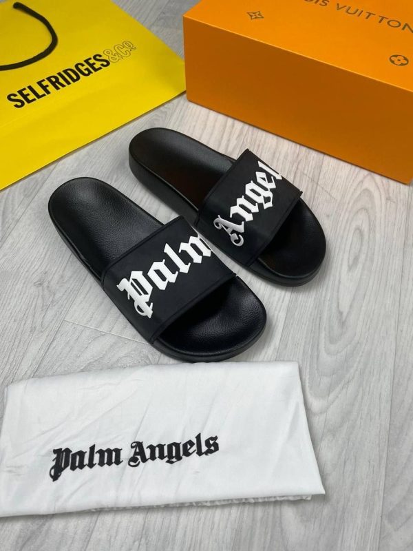 Palm Angels Logo Pool Sliders For Women