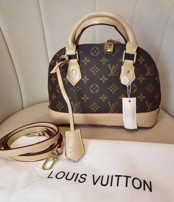 Louis Vuitton BB Alma Crossbody Designer Bag Fake AAA Sale UK	Woman First Copy Cheap Price Fakes Replica Handbag Women Luxury Reps Leather Minibag 1st Copies Rep Shoulder Bags Ladies Belt Strap 1:1 LV Brand Logo Monogram Duplicate