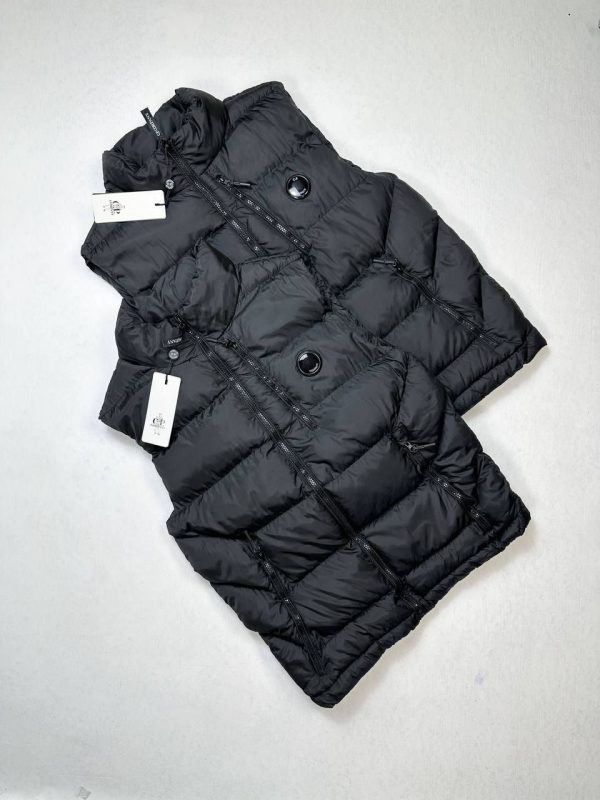 C.P. Company DD Shell Padded Vest Body Warmer For Men's in Black Color