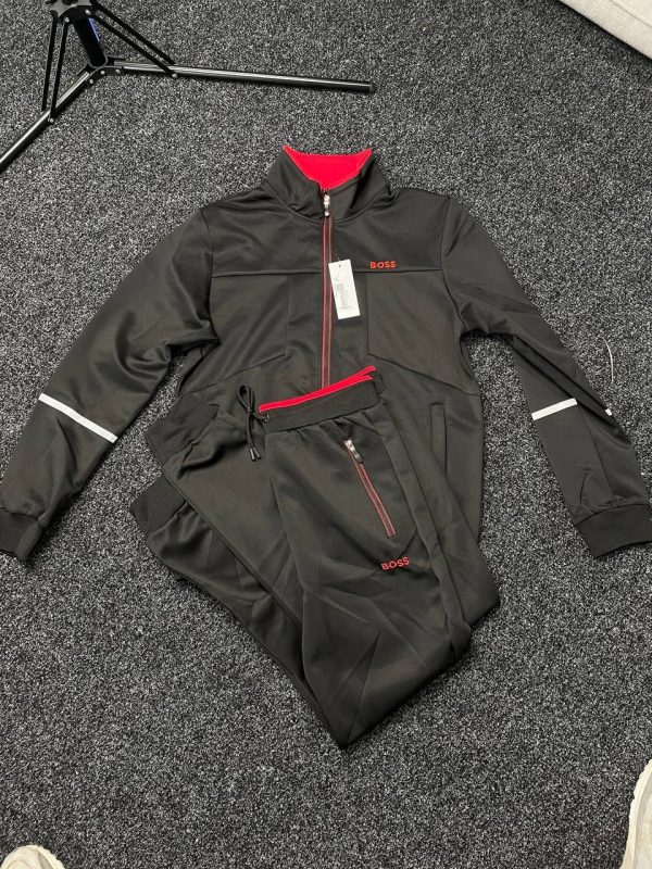 Hugo Boss Tracksuit With Trouser In Black Color