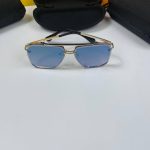 Prada Milano Men's Women's Designer Sunglasses Fakes Sale UK	Men Women First Copy Replica Sunglass Man Woman Cheap Price Fake Rep 1st Copies Metal Plaque Frame Eyewear 1:1 Luxury Brand Logo Reps 1 to 1 Glasses AAA Duplicate Blue Gold