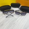 Louis Vuitton Men Women Fashion Sunglasses Fake Reps Sale UK	Man Woman First Copy Replica Cheap Price Sunglass Men's Women's Designer Eyewear Rep 1st Copies Unisex Curved Frame Fakes 1:1 LV Brand Logo Bar AAA Duplicate 1 to 1 Gold