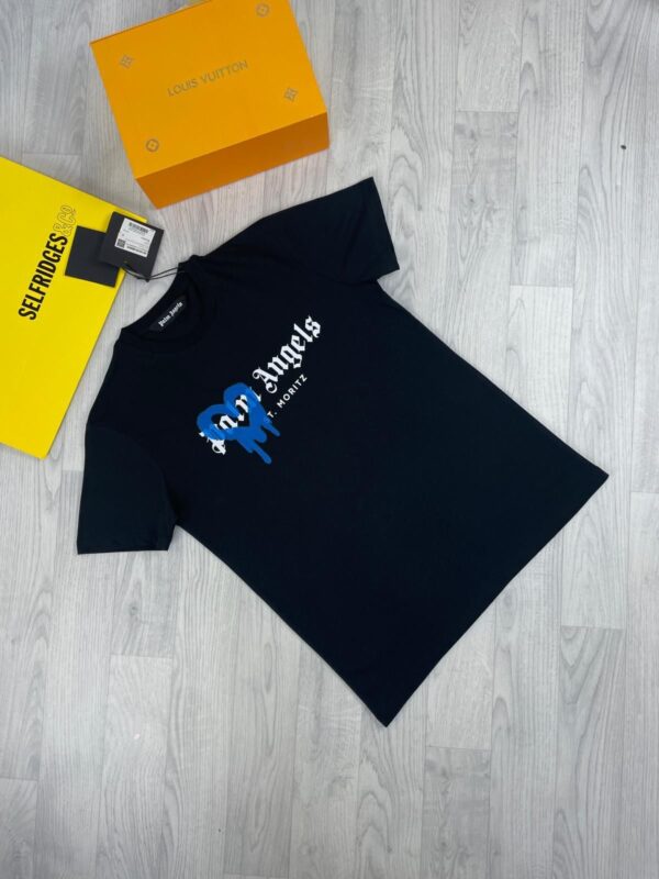 Palm Angles Blue Heart Spray T-Shirt