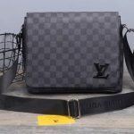Louis Vuitton Men District Messenger Bag Fake Replica Sale UK	Men's First Copy Cheap Price Reps Luxury Shoulder Bags Man 1st Copies LV Brand Logo 1:1 Crossbody Fakes Leather Boys Rep Long Belt Duplicate AAA Original Wallet Purse Grey