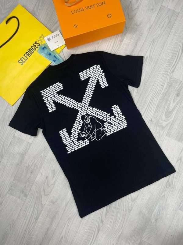 Off-White Brick Arrow Slim T-Shirt in 2 Colors