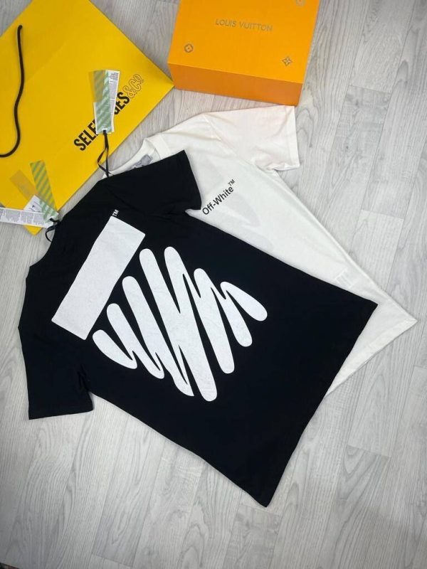 Off-White Wave Diag T-Shirt in 2 Colors