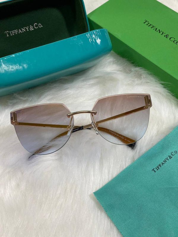 Tiffany & Co. Sleek Design Copper Brown Sunglasses