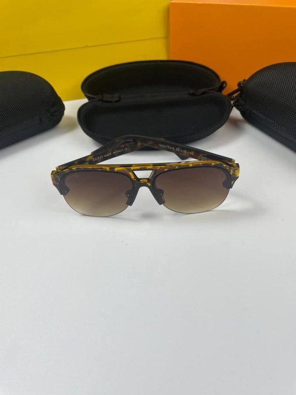 Gucci Rectangular Oval High Goggles For Mens