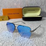 Louis Vuitton Men's Women's Designer Fake Rep Sunglass Sale UK	Man Woman First Copy Replica Cheap Price Fakes Reps Sunglasses Men Women 1st Copies Round Metal Frame Luxury Eyewear 1:1 LV Brand Logo Glasses 1 to 1 AAA Duplicate Blue Grey