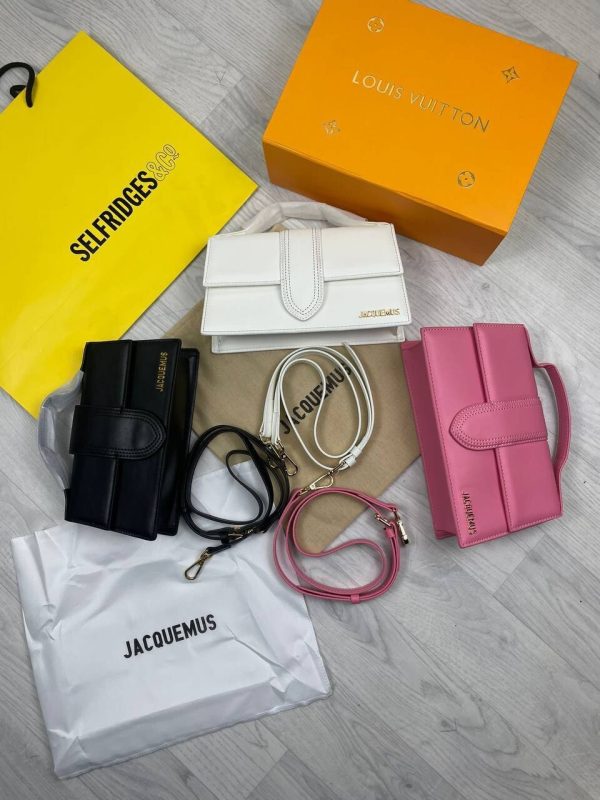Jacquemus Women Replica Stylish Handbag Buffed Shoulder Bag In Different Colors