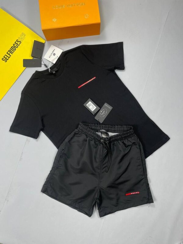 Prada Milano T-Shirt & Shorts Set in 2 Colors