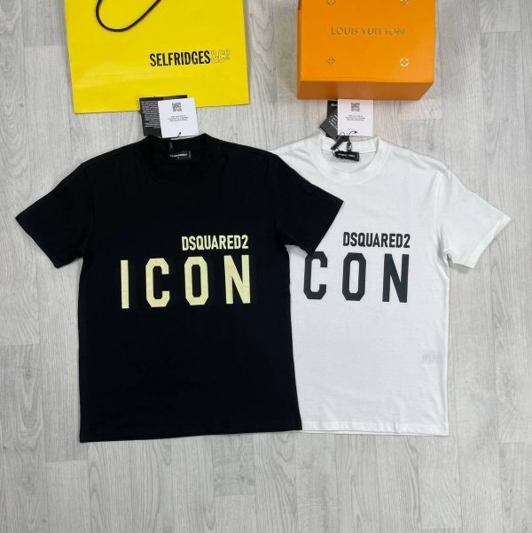 Dsquared2 ICON T-Shirt in Black and White