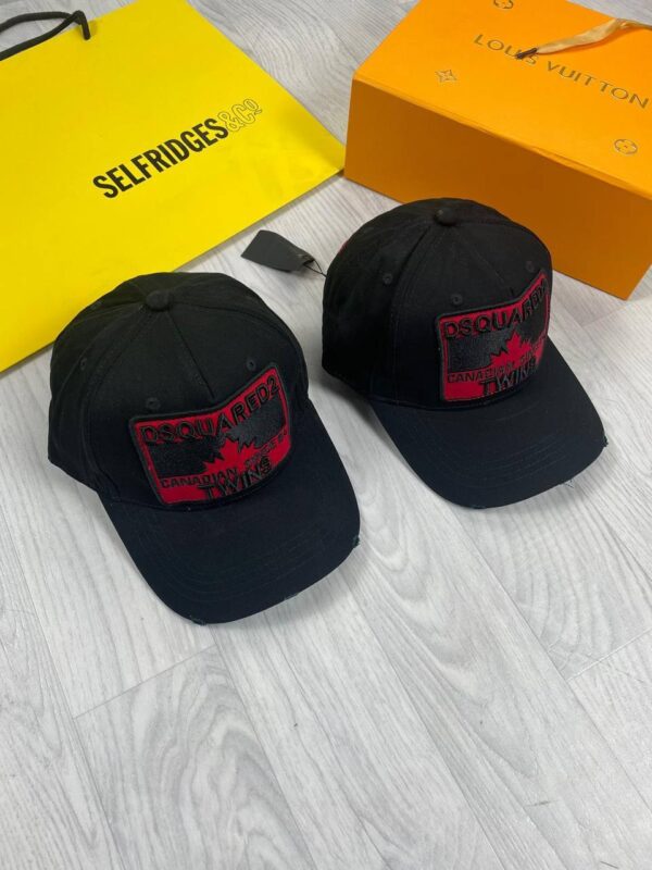 Dsquared2 Dean & Dan Caten Canadian Twin Cap in Black