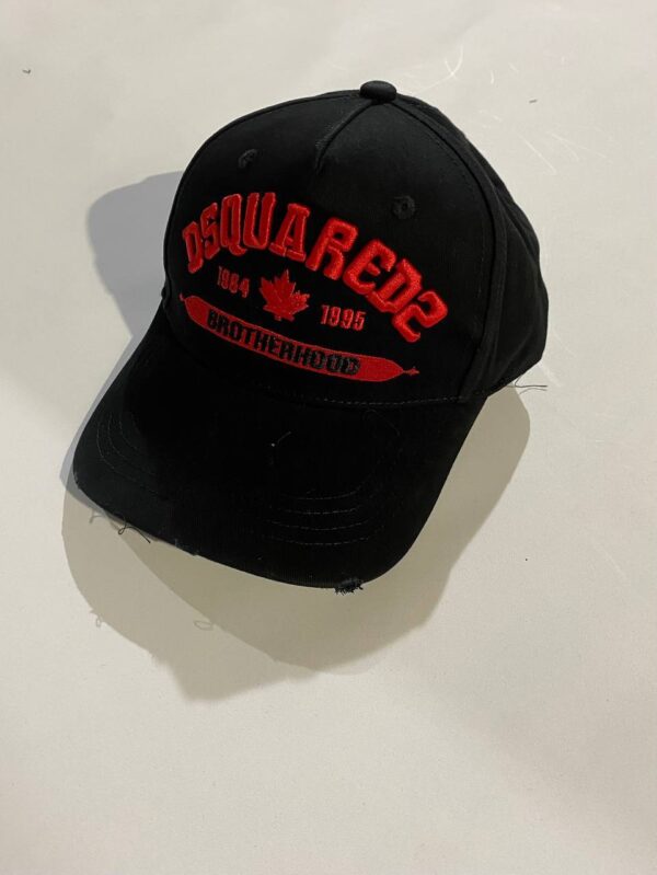 Dsquared2 Brotherhood Black & Red Cap