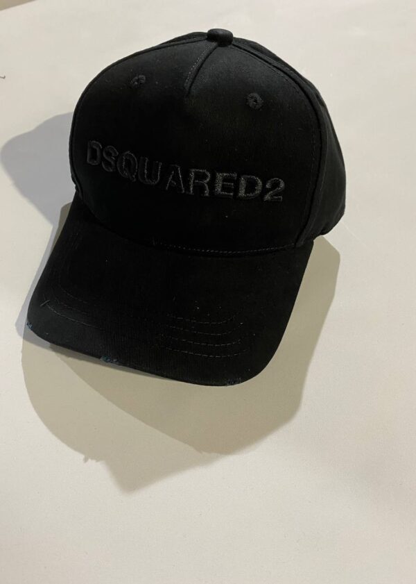 Dsquared2 Logo Printed Black Cap