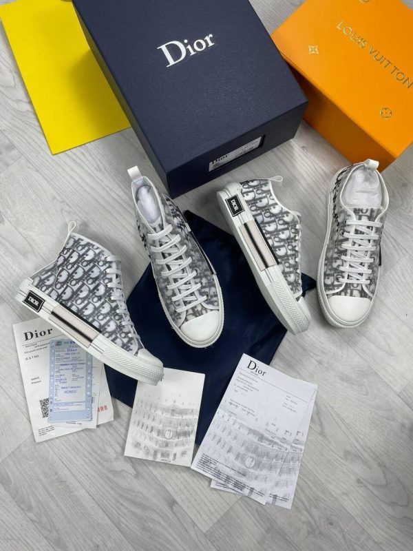 Christian Dior B23 High-Top Sneakers Comfort Trainer Hightop Lowtop Shoes