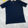 Gucci Web Collar Cheaper T-Shirt Replica T Shirt For Men	Tee Shirts T-Shirts Fake Cheap Rep Woman Reps T.Shirt T.Shirts Mens Womens Men's Women's First Copy Interlocking G Half Sleeves Short Best Point Polo Stripe Blue