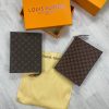 Louis Vuitton Women's LV Damier Bag Luxury Rep Pouch Sale UK	Women First Copy Cheap Price Fake Replica Clutch Woman Reps Handbag Ladies 1st Copies Fakes Designer Mini Bags 1:1 Brand Logo AAA  Wallet Duplicate Lady Leather Purse Black Brown Square Box