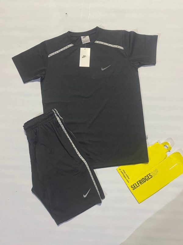 Nike Logo Printed Half Sleeves T-shirts and Shorts Set in multiple Colors