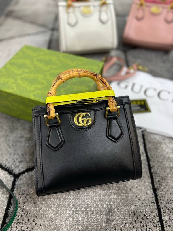 Gucci Women's GG Diana Bamboo Mini Tote Bag