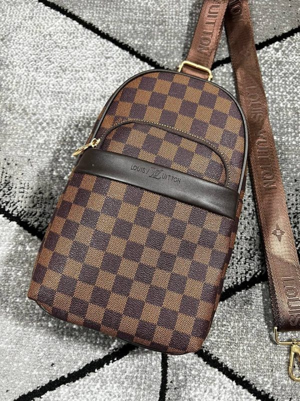 Louis Vuitton Men Fake Cheap LV Man Bag Brown Monogram Canvas
