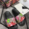 Gucci Slides Cheaper Replica Sandals Embroidered For Womens	Slide Sandals Sliders Slider Flat Fake Cheap Rep Woman Reps Women Women’s Womans Woman’s First Copy Logo Best Blooms Floral Men's Supreme Overlay Slip Over Lay