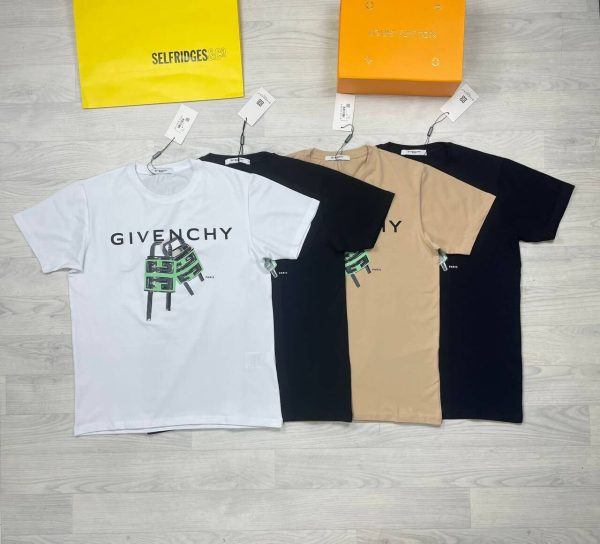 Givenchy Paris Padlock T-Shirt in Multiple Colors