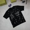 Louis Vuitton Men's Women's Luxury T-shirts Reps AAA Sale UK	Man Woman First Copy Cheap Price Replica T-shirts Fake Rep Men Women Tshirts 1st Copies 1:1 Tshirt Unisex Fakes T Shirt LV Brand Logo Designer Tee Shirts Original Black