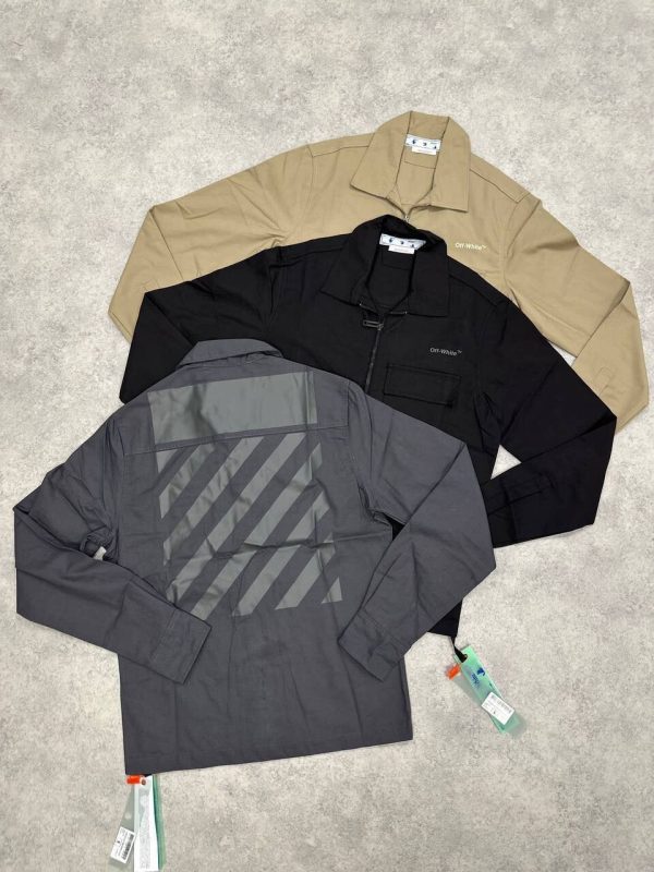 Off-White Tops Over Shirts Black Grey Beige Replica Sale UK