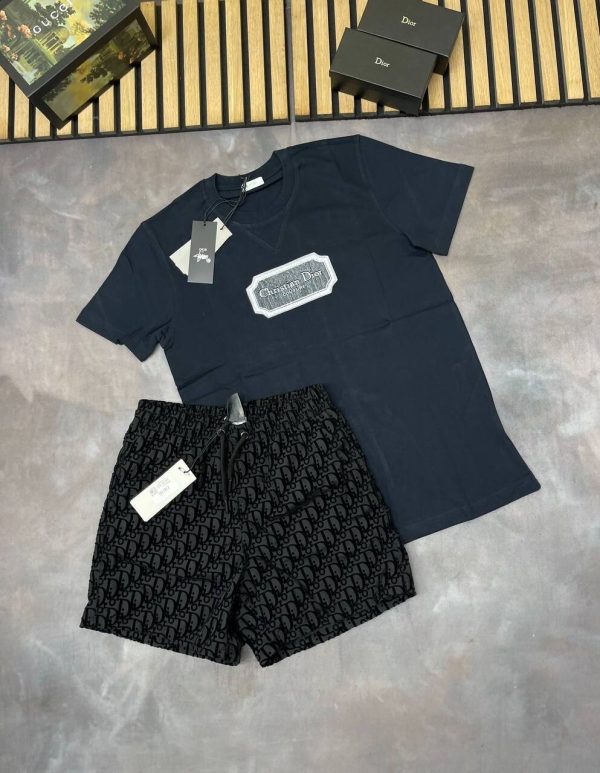 Christian Dior V Couture Regular-Fit T-Shirt With Bootleg Shorts