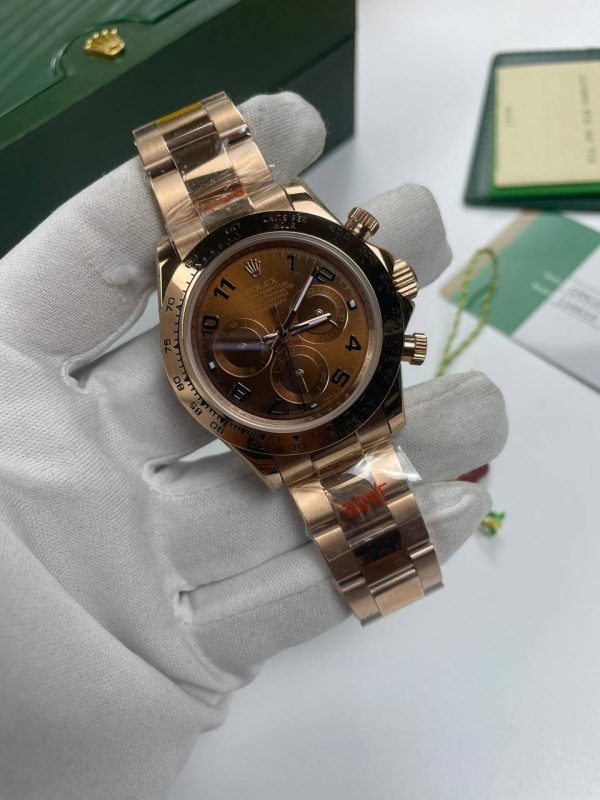Rolex Cosmograph Daytona Brown Dial & Rose Gold Watch