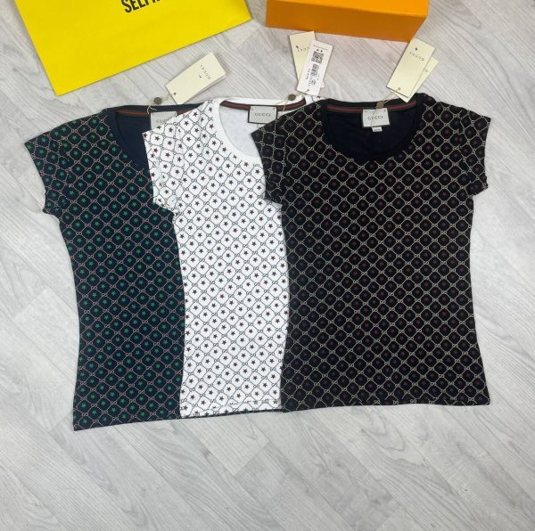 Gucci Monogram Cheaper T-Shirt Replica T Shirt For Men	Tee Shirts T-Shirts Fake Cheap Rep Woman Reps T.Shirt T.Shirts Mens Womens Men's Women's First Copy Summer Graffiti Half Sleeves Short Gents Logo Canvas Best Black Navy Blue White