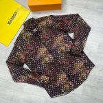 Louis Vuitton Men's Casual Denim Shirts Fake Replica Sale UK	Man First Copy Luxury Shirt Men Cheap Price Reps 1st Copies Long Sleeves Fashion 1:1 LV Brand Logo Monogram 1 to 1 AAA Fakes Rep Original Duplicate Premium Clothing Brown