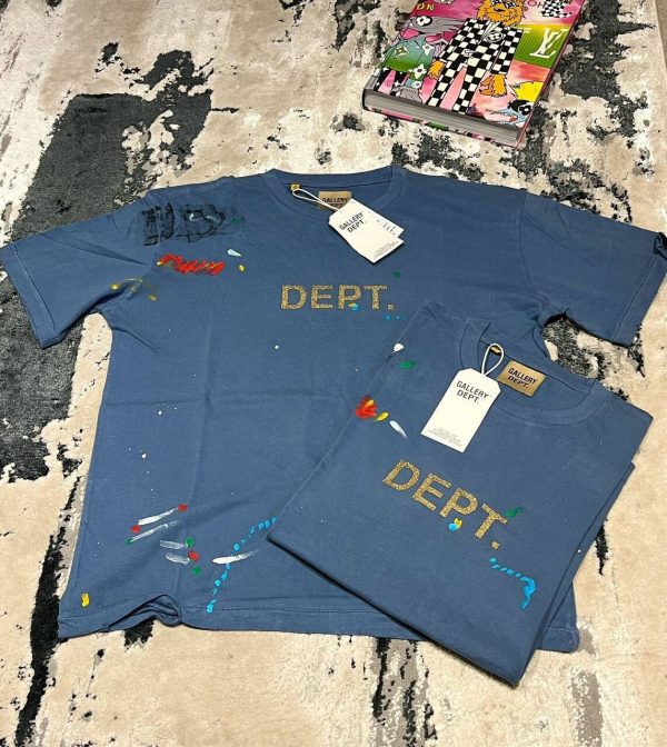 Gallery Dept T-Shirt in Deep Blue Color