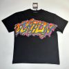 Louis Vuitton Men's Women's Luxury Graffiti T-shirt Sale UK	Men Women First Copy AAA Rep T-shirts Man Woman Fake Replica Cheap Price T Shirt 1st Copies Fakes LV Brand Logo Luxury Tee Shirts 1:1 Unisex Tshirt Duplicate Tshirts Black 