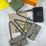 Gucci Women's Replica AAA Fake Designers Clutch Bags Sale UK	Woman GG Supreme Dionysus Cheap Price Rep First Copy Bag Minibag Women 1st Copies Brand Logo Zipper Pockets Original Canvas Crescent Chain Luxury Ladies Clutches