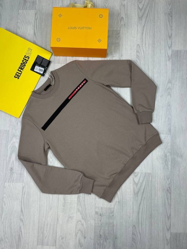 Prada Milano Men's Women's Luxury Knit Wool Jumper Sale UK	Men Women First Copy Replica Jumpers Man Woman Cheap Price Fake Reps Sweatshirt 1st Copies Brand Logo 1 to 1 Fakes Rep Knitted Sweatshirts 1:1 Designer AAA Duplicate Brown