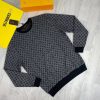 Louis Vuitton Men's Women's LV Logo Jumpers Fake Rep Sale UK	Men Women First Copy Replica Sweatshirts Man Woman Cheap Price Fakes Reps Knitwear 1st Copies Jumpers 1:1 Luxury Brand 1 to 1 Long Sleeves Sweaters AAA Duplicate Navy Blue