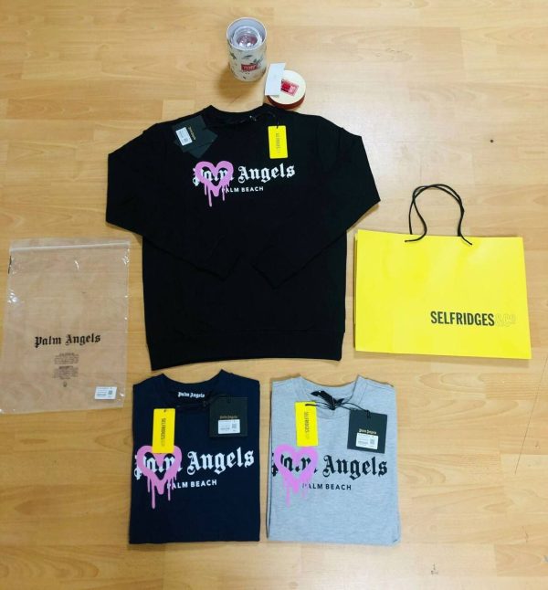 Palm Angles Beach Spray Heart Jumpers in Different Colors