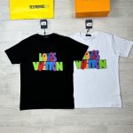 Louis Vuitton Men's Women's Camisetal Reps T-shirt Sale UK	Man Woman First Copy Replica Cheap Price Rep Tshirts 1:1 Fake Tshirts Luxury Fakes Men Women T-shirts Unisex Tee Shirt LV Brand Logo Designer T Shirts 1st Copies Black White