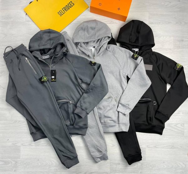 Stone Island Tracksuit with Hoodie For Men in Different Colors