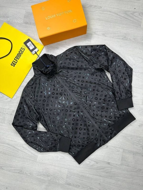 Louis Vuitton Men's Women's LV Logo Hooded Jacket Rep Sale UK	Man Woman First Copy Cheap Price Replica Luxury Pullover Hoodie Jackets Men Women Designer Fake Reps 1st Copies Fashion Cardigan 1:1 Brand Fakes AAA 1 to 1 Duplicate Bkack