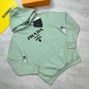 Prada Milano Men's Women's Designer Hoodies Fake Rep Sale UK	Men Women First Copy Replica Hoodie Man Woman Luxury Cheap Price Sweatshirts 1st Copies Fakes Reps Brand Logo 1:1 Pullover Hoody 1 to 1 Sweatshirt AAA Duplicate Green