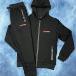 Prada Milano Men's Women's Replica Tracksuit Fake AAA Sale UK	Men Women Cheap Price Hoodie Tracksuits First Copy Reps Man Woman Pullover Hooded 1st Copies Fakes Rep 1:1 Luxury Brand Logo 1 to 1 Designer Sportswear Duplicate Black