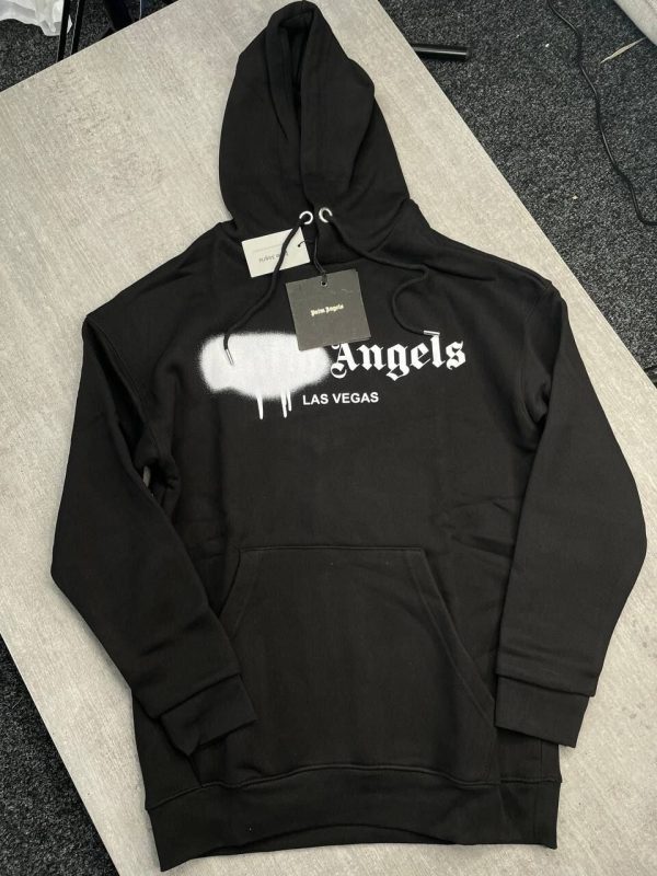 Palm Angels Sprayed Logo Hoodie