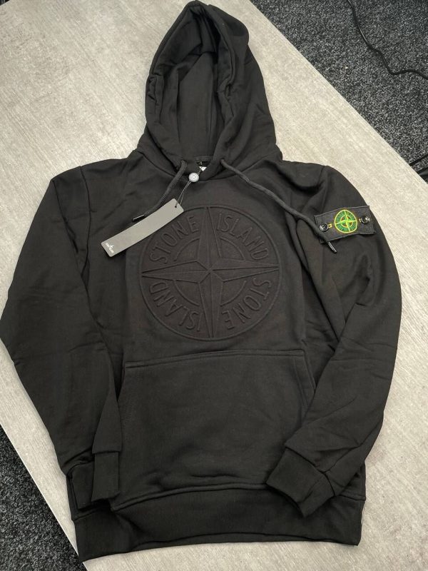Stone Island Black Hoodie