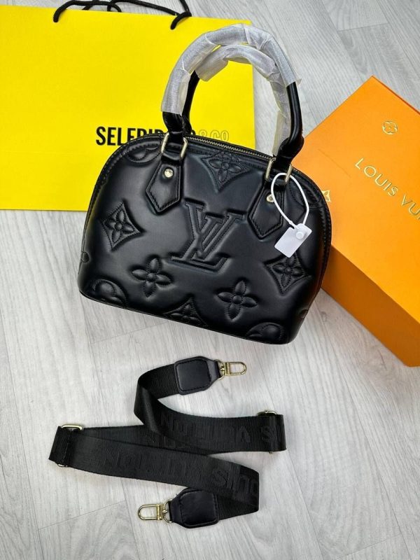 Louis Vuitton Women's LV Alma Luxury Bag Replica AAA Sale UK	Woman First Copy Reps Handbags Cheap Price Fake Handbag Women Crossbody Designers 1st Copies Rep Leather Purse Ladies Mini Bags  Fakes 1:1 Brand Logo Duplicate Black